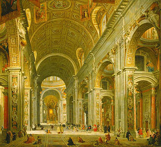 Interior of St. Peter's, Rome